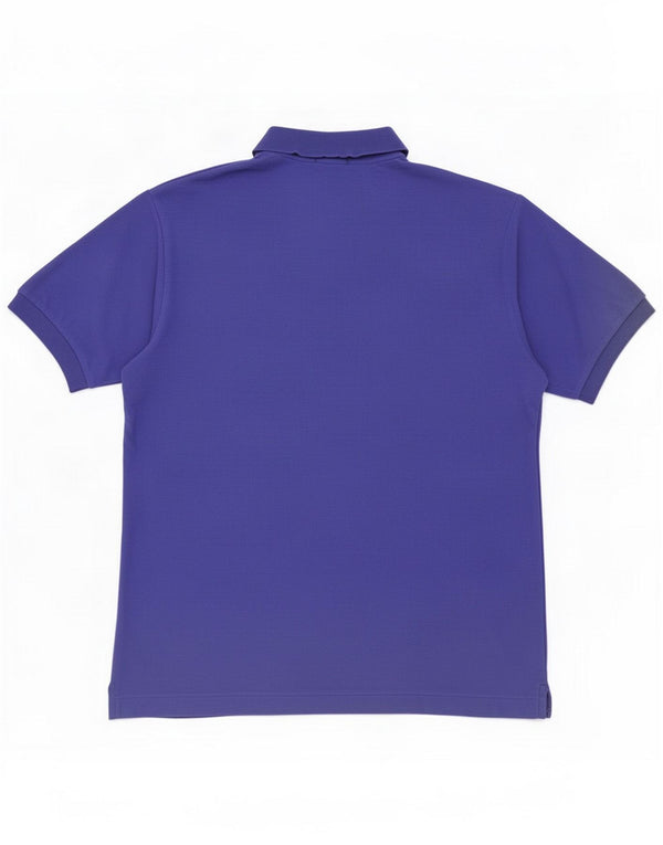 Fila Mens Polo Shirt IT 52 Large Blue Cotton