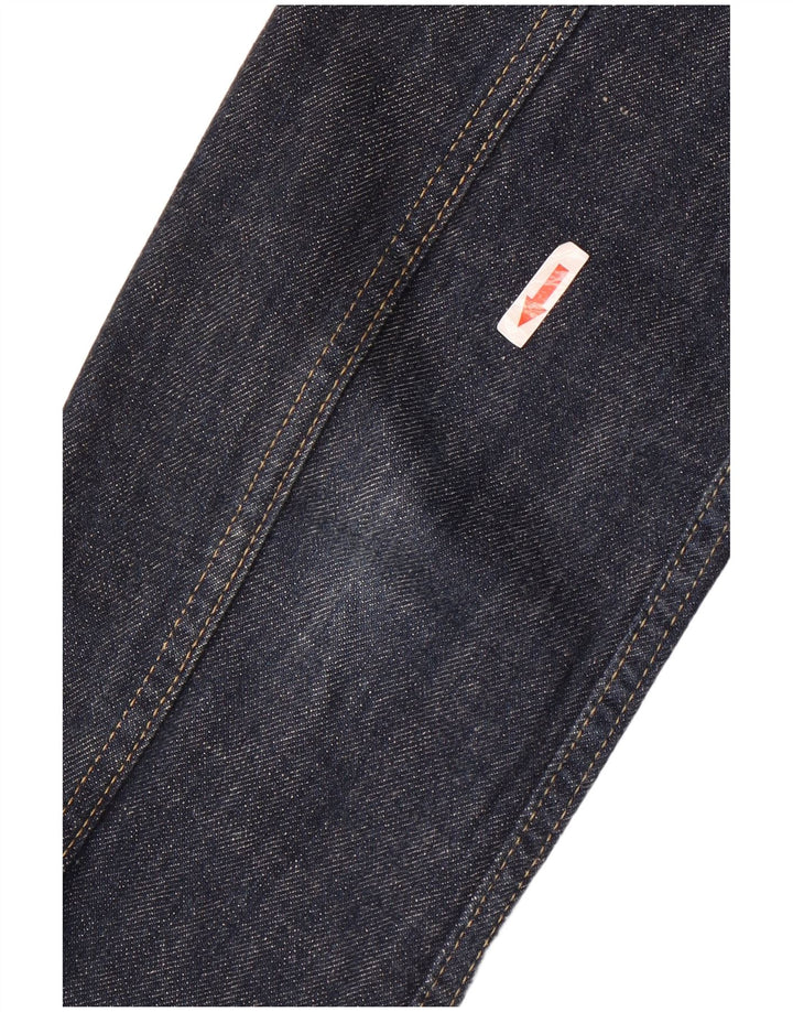 Indian Rags Herren-Jeansjacke, UK 38, mittelmarineblaue Baumwolle