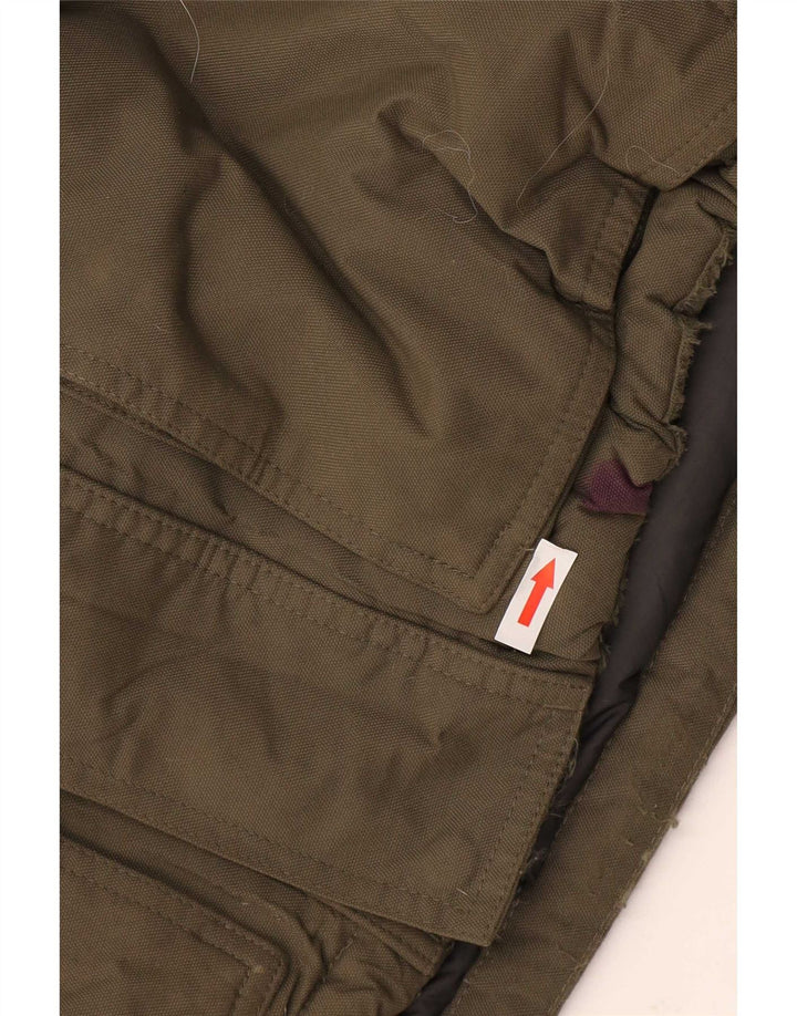 The North Face Herren-Jacke mit Kapuze, gepolstert, UK 38, Medium Khaki, Nylon