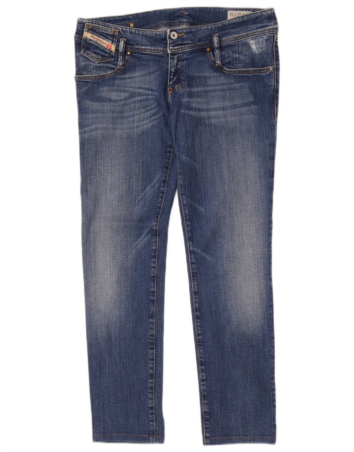 Diesel Damen Matic Slim Jeans W32 L29 Blaue Baumwolle