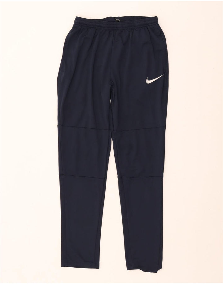 Nike Herren Dri Fit Trainingshose UK 10 Small Marineblau Polyester
