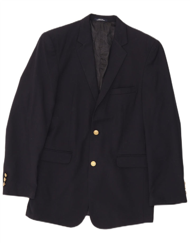 Chaps Jungen-Blazer mit 2 Knöpfen, 15–16 Jahre, marineblaues Polyester