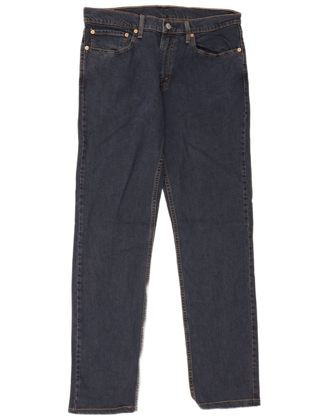 Levi's Herren 511 Slim Jeans W34 L34 Marineblaue Baumwolle