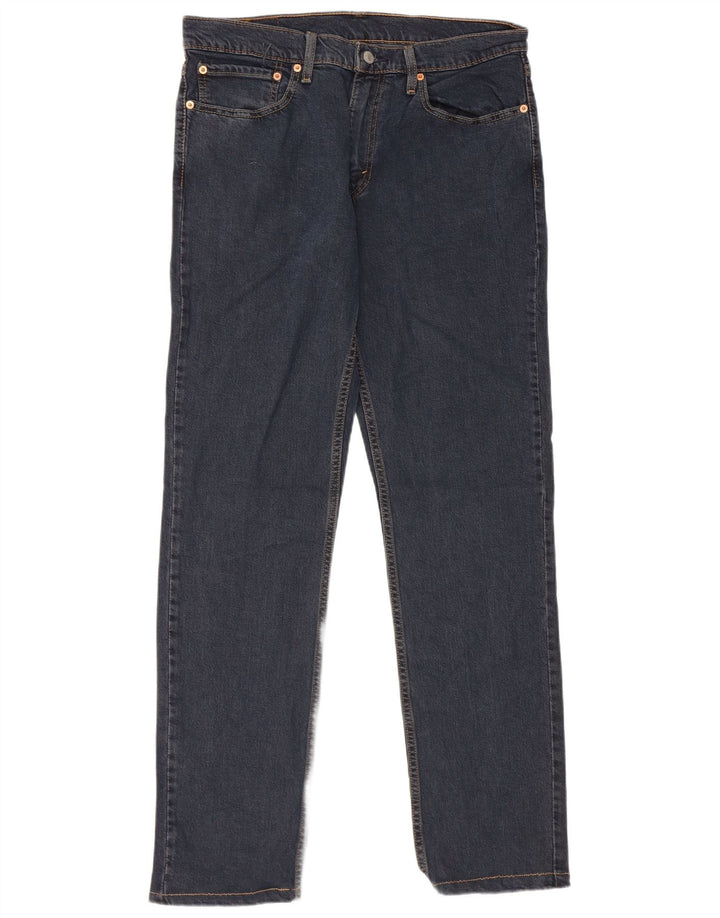 Levi's Herren 511 Slim Jeans W34 L34 Marineblaue Baumwolle