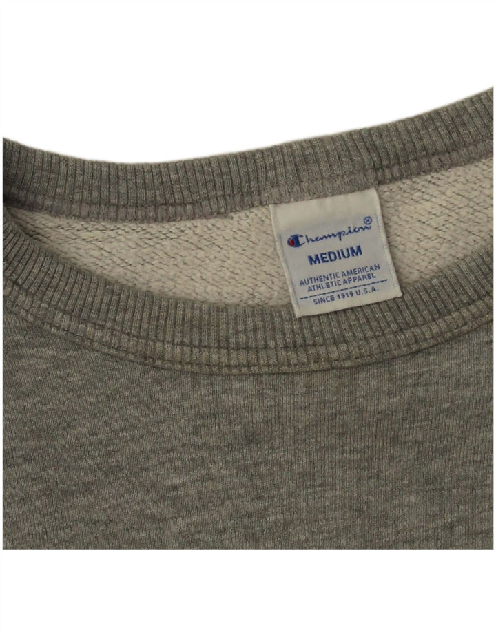 Champion Damen Sweatshirt Pullover UK 14 Mittelgrau meliert