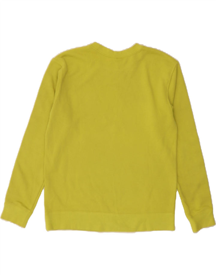 NIKE Mens Graphic Sweatshirt Jumper Small Yellow Cotton Vintage Nike and Second-Hand Nike from Messina Hembry 