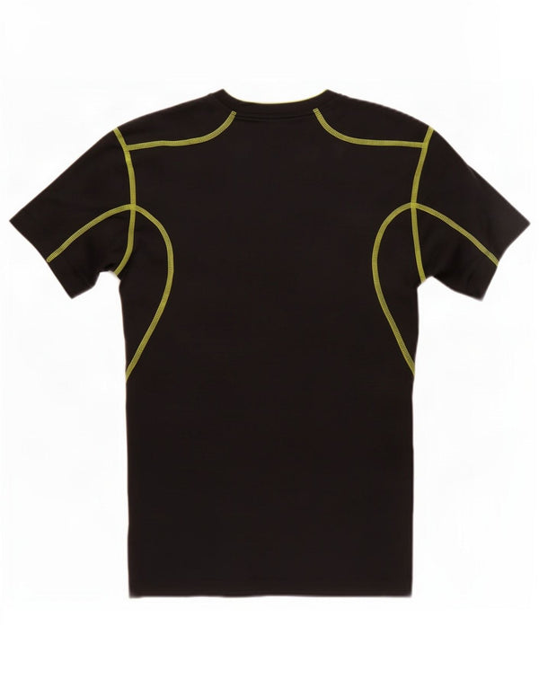 Nike Herren Dri Fit T-Shirt Top UK 36/38 Small Schwarz