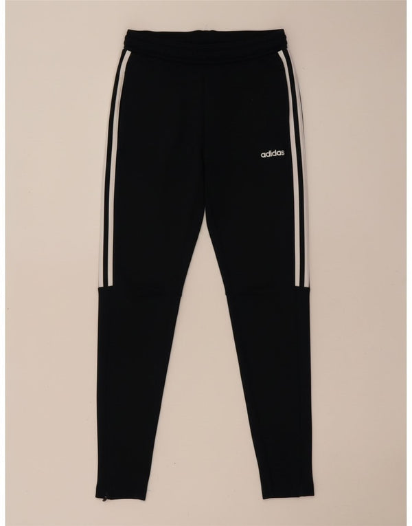 Adidas Damen Trainingshose UK 4/6 XS Marineblau Polyester