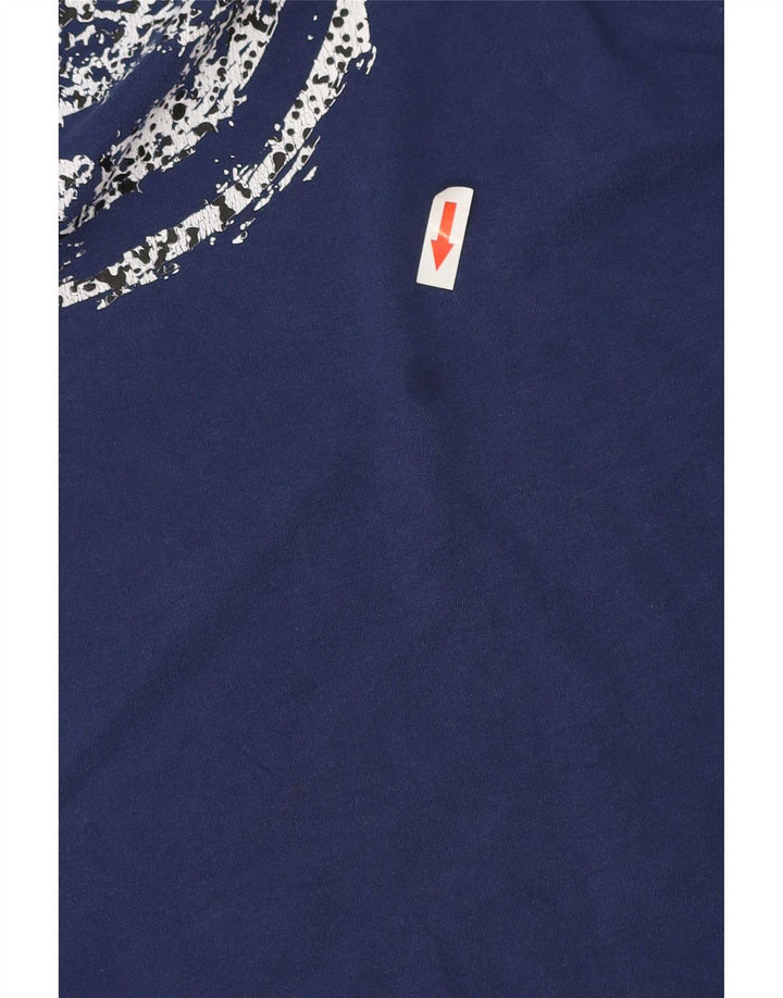 Colmar Herren-T-Shirt mit regulärer Passform, mittelblau