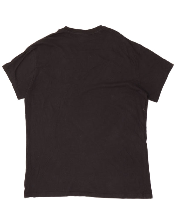 Nike Herren Loose Fit Graphic T-Shirt Top 2XL Schwarz Baumwolle
