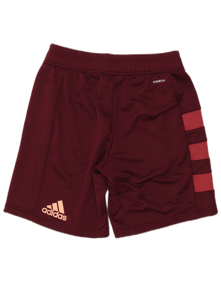 ADIDAS Herren Munster Rugby Sport Shorts Medium Maroon Colourblock Polyester