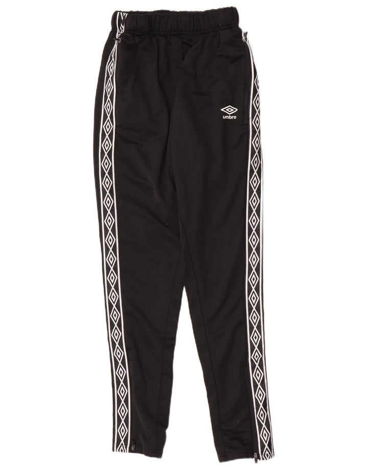 Umbro Herren-Trainingshose mit Grafik, Größe S, Schwarz, Polyester