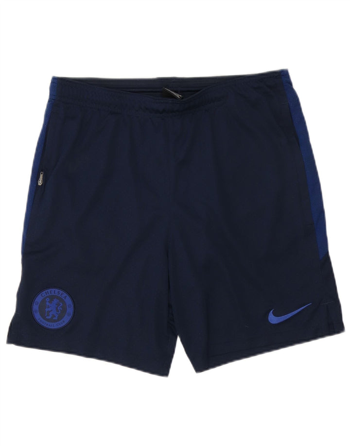 Nike Herren Chelsea FC Sportshorts Mittelgroßes marineblaues Polyester