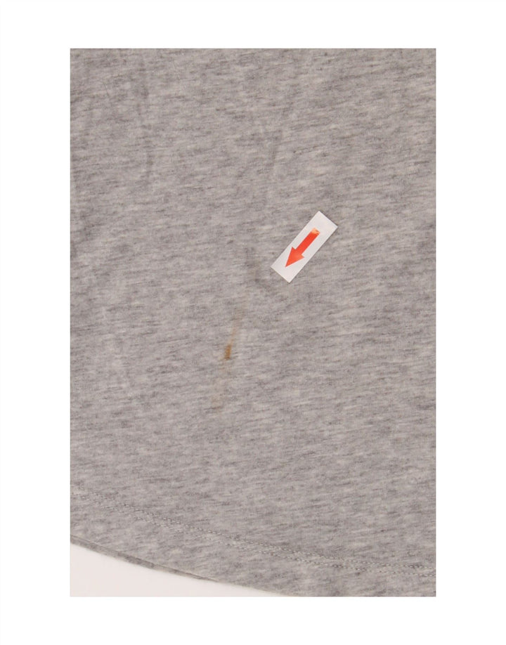 Puma Damen Graphic T-Shirt Top UK 12 Mittelgrau