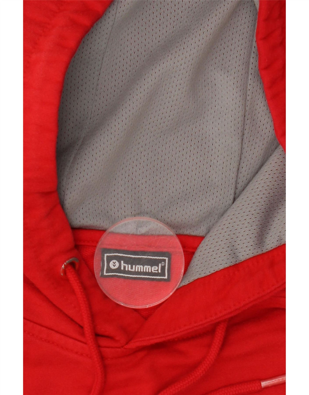 HUMMEL Herren-Kapuzenpullover mit Grafik, groß, rote Baumwolle
