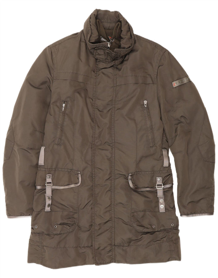PEUTEREY Wattierter Herrenmantel UK 36 Small Grau Polyamid