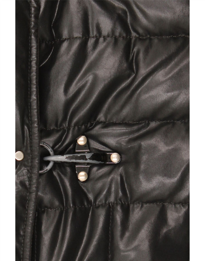 Fay Damen Wattierte Jacke UK 18 XL Schwarz Polyethylen