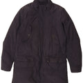 Woolrich Herren gepolsterter Mantel UK 38 Mittel Marineblau