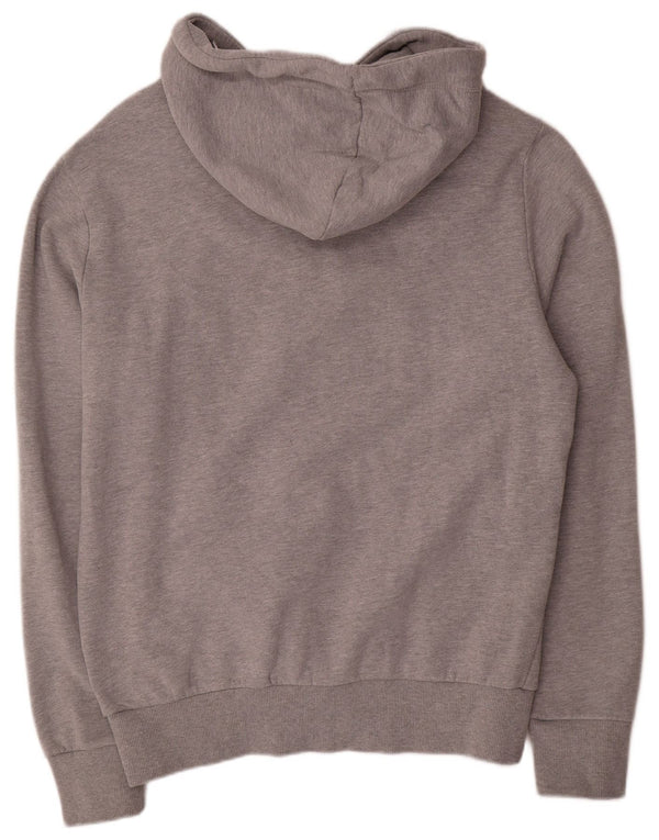 Superdry Herren-Kapuzenpullover mit Grafik, Größe 2XL, graue Farbblock-Baumwolle