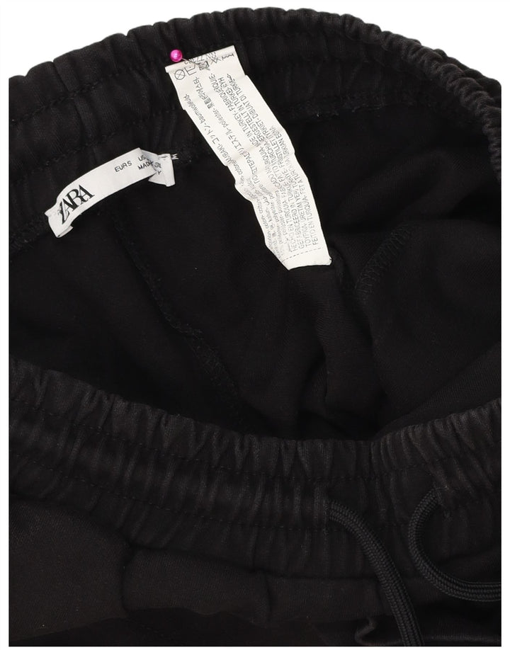 Zara Herren-Sportshorts, Größe S, schwarze Baumwolle