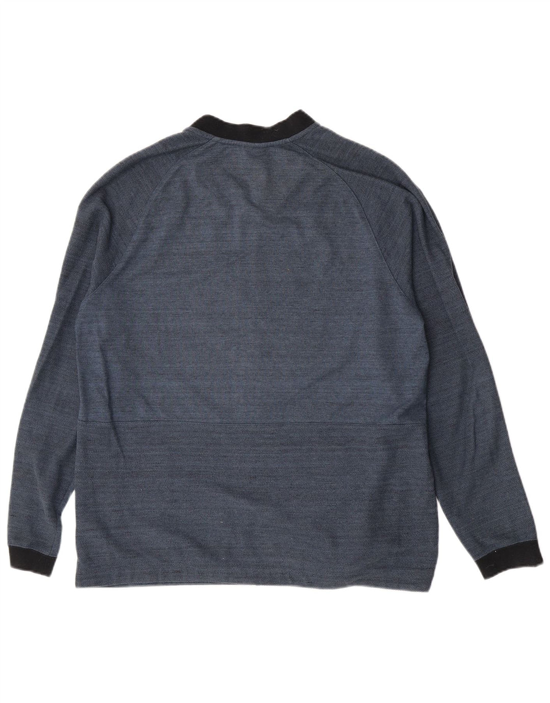 Nike Herren-Trainingsanzugoberteil, XL, blau gefleckte Baumwolle