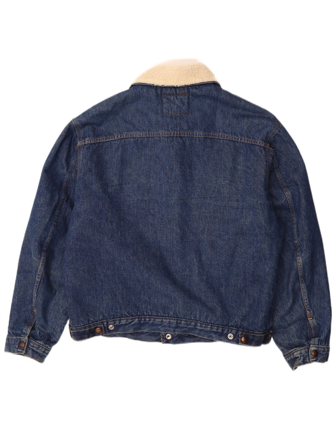 Roy Rogers Herren Denim Sherpa Jacke UK 40 Large Blau