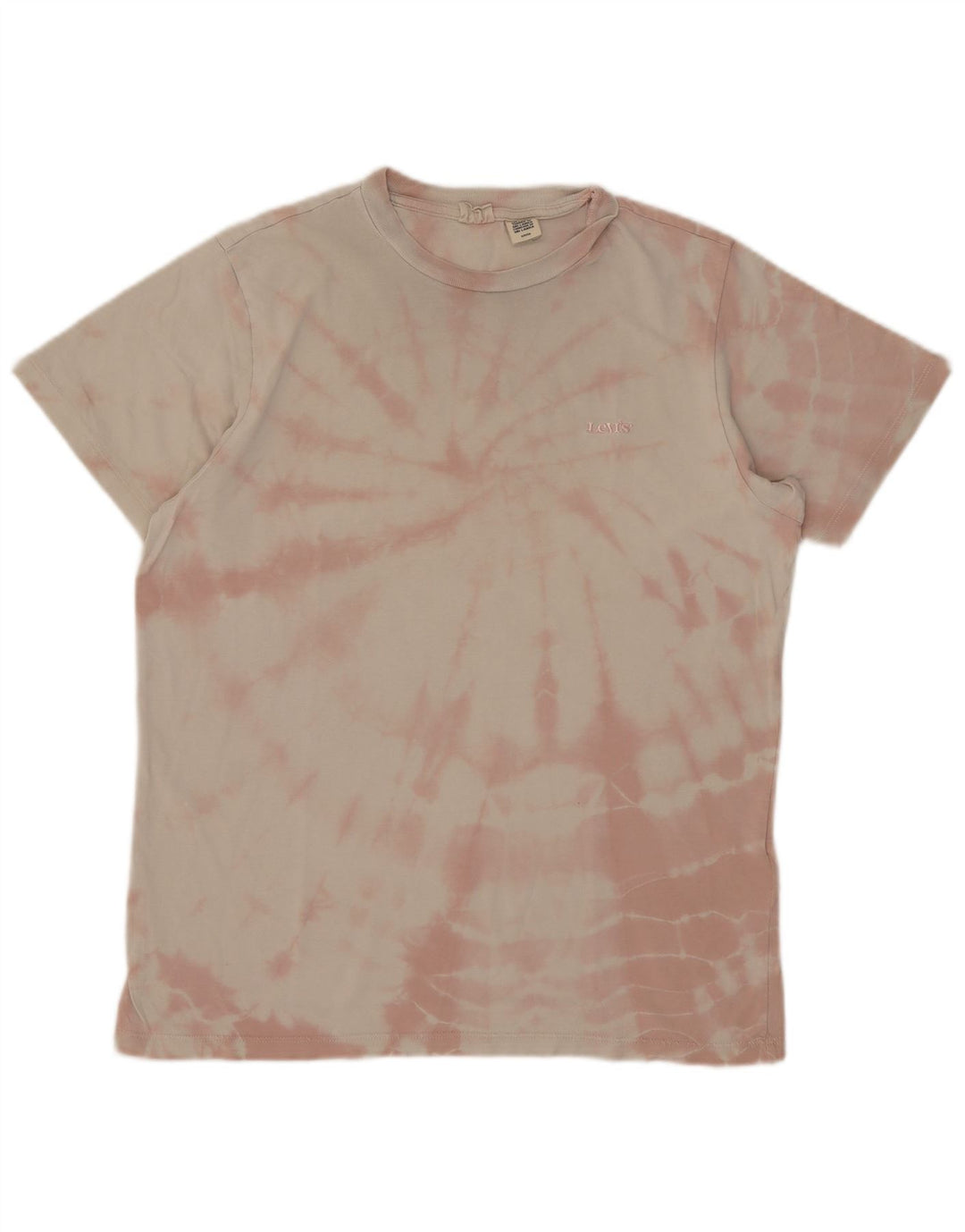 Levi's Herren-T-Shirt-Oberteil, klein, rosa, Batik-Baumwolle