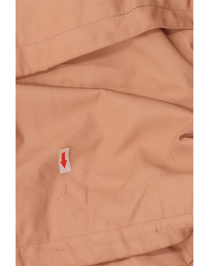 Zara Damen-Regenmantel mit Kapuze, UK 10, Größe S, rosa, Polyurethan