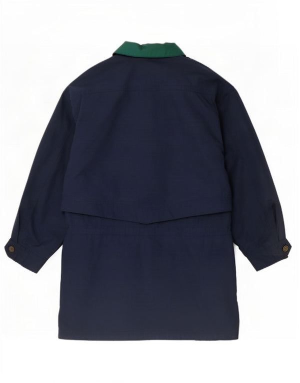 St. Bernard Damen Übergroßer Regenmantel UK 10 Small Marineblau Polyester