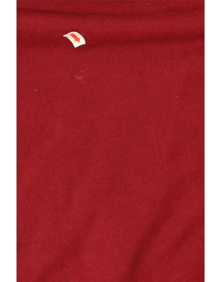 Nike Herren-Sweatshirt mit Grafik, Größe S, Burgunderrot, Baumwolle