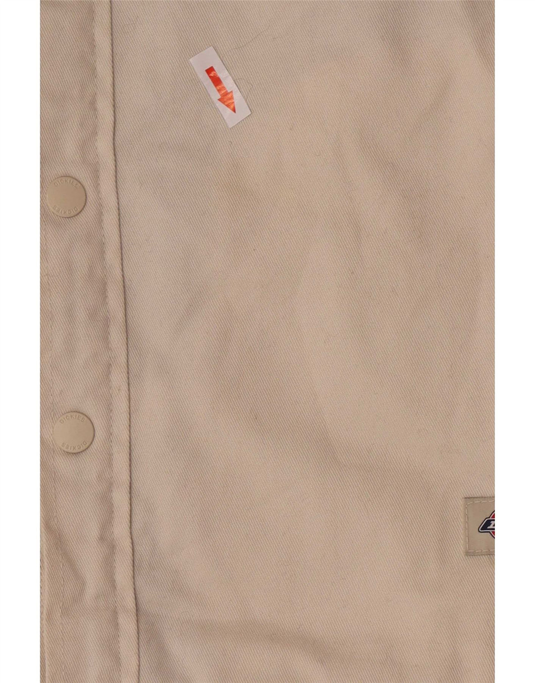 Dickies Herren Denim Sherpa Jacke UK 36 Small Beige Polyester