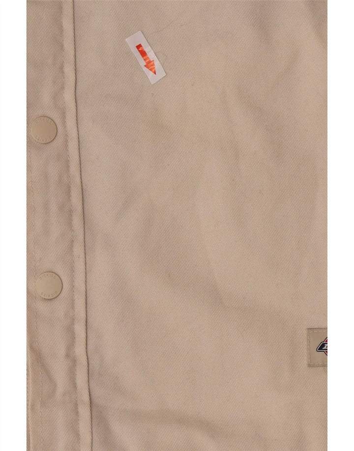 Dickies Herren Denim Sherpa Jacke UK 36 Small Beige Polyester