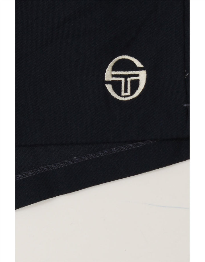 SERGIO TACCHINI Damen Chinoshorts W32 Large Marineblau Polyester