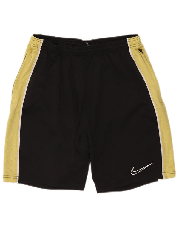 Nike Herren Dri Fit Sportshorts Mittelschwarzes Colourblock-Polyester