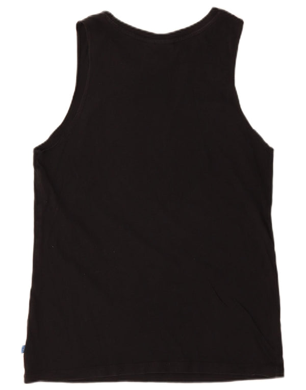 Adidas Damen Graphic Vest Top UK 8 Small Schwarz