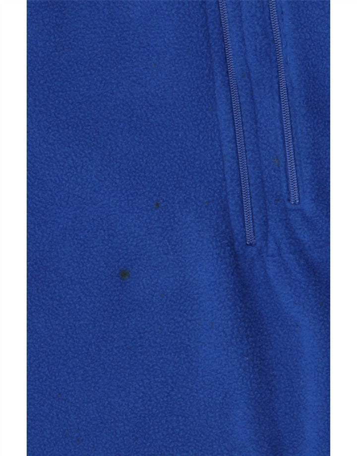 Sprayway Herren-Fleecepullover mit Reißverschluss am Hals, mittelblaues Polyester