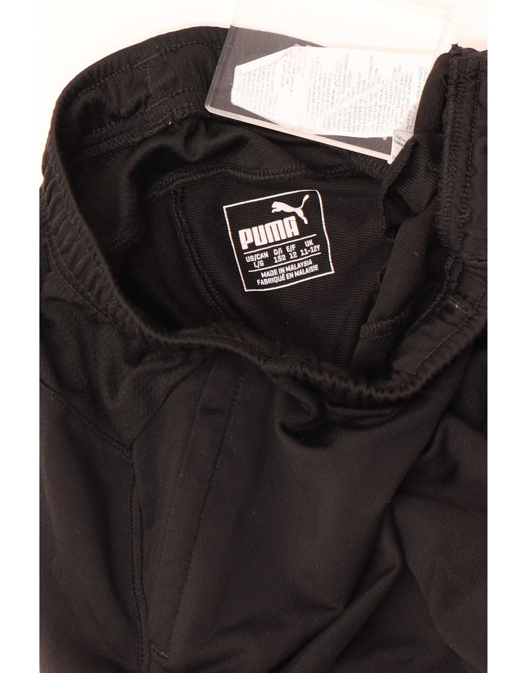 Puma Trainingshose für Jungen, 11–12 Jahre, Größe L, Schwarz, Polyester