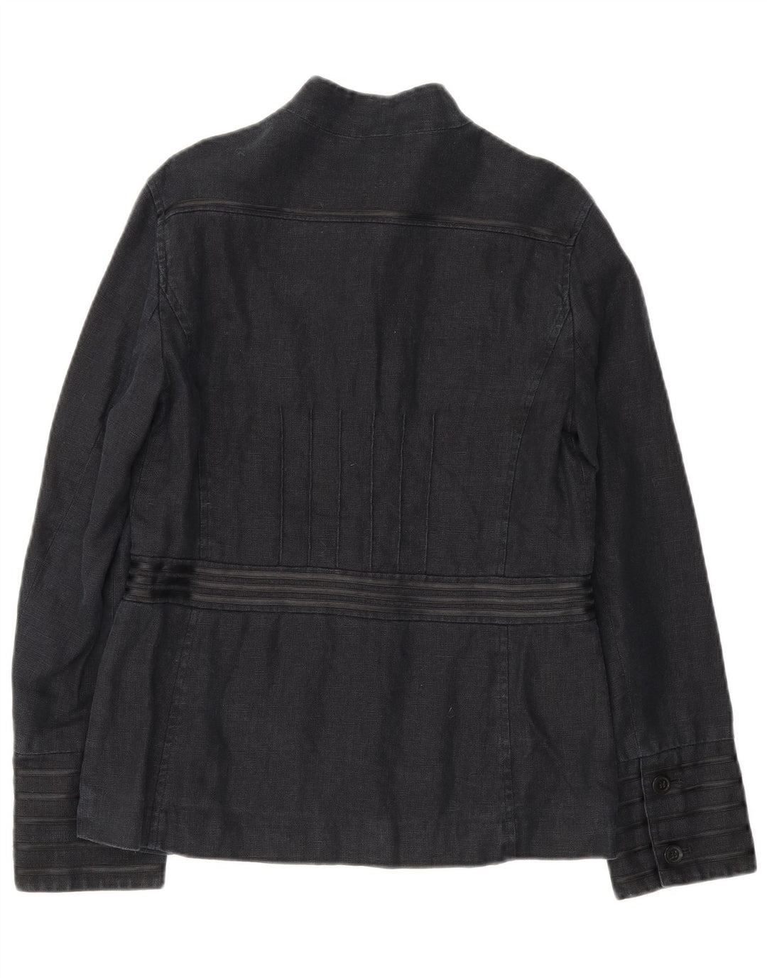 Laura Ashley Damen-Blazer im Militär-Stil mit 6 Knöpfen, UK 12, Mittelmarineblau