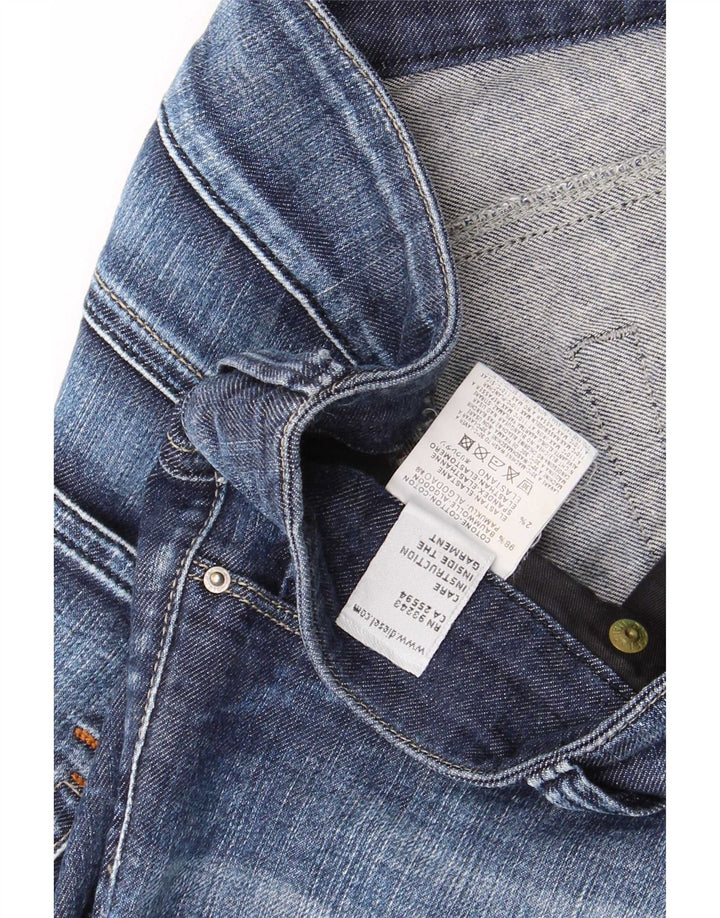 Diesel Damen Schlagjeans W28 L32 Blaue Baumwolle