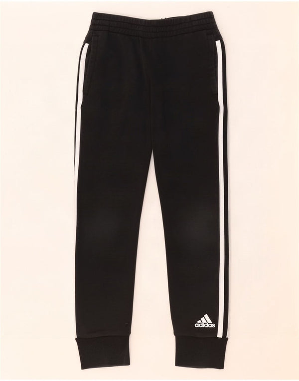 Adidas Mädchen-Trainingshose, Jogginghose, 9–10 Jahre, schwarze Baumwolle