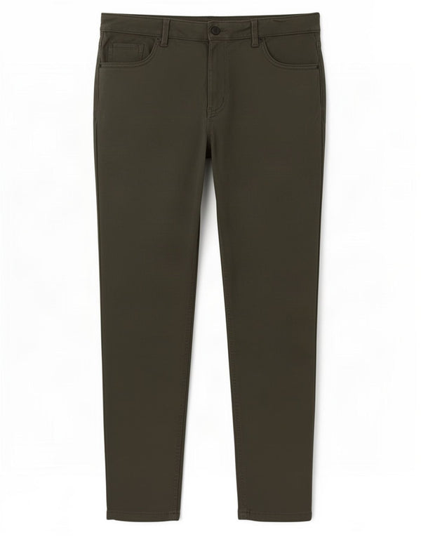 Marks & Spencer Damen Gerade Freizeithose UK 18 XL W36 L28 Grün