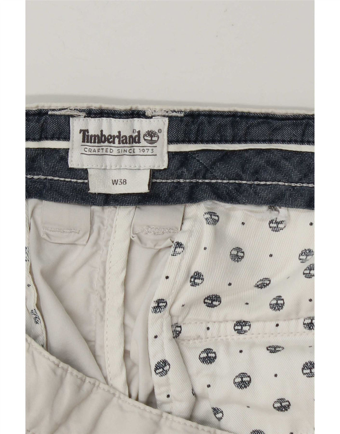 Timberland Herren Chinoshorts W38 XL Weiß