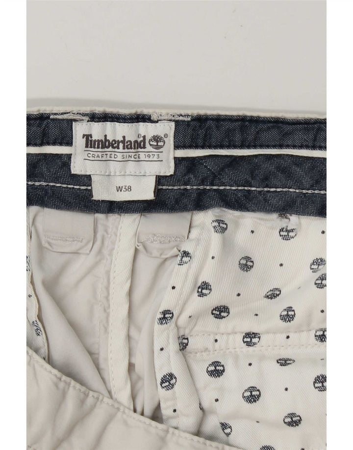 Timberland Herren Chinoshorts W38 XL Weiß