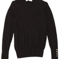 Zara Damen-Pullover mit Rundhalsausschnitt, Gr. 12, mittelschwarz