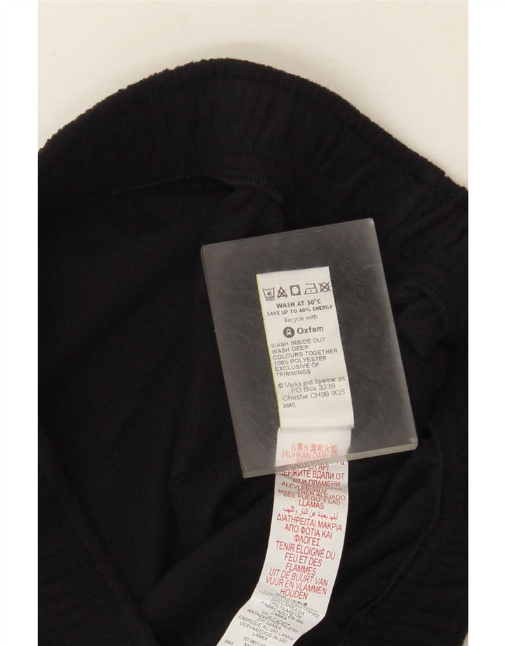 Marks & Spencer Herren-Fleece-Trainingshose aus mittelmarineblauem Polyester