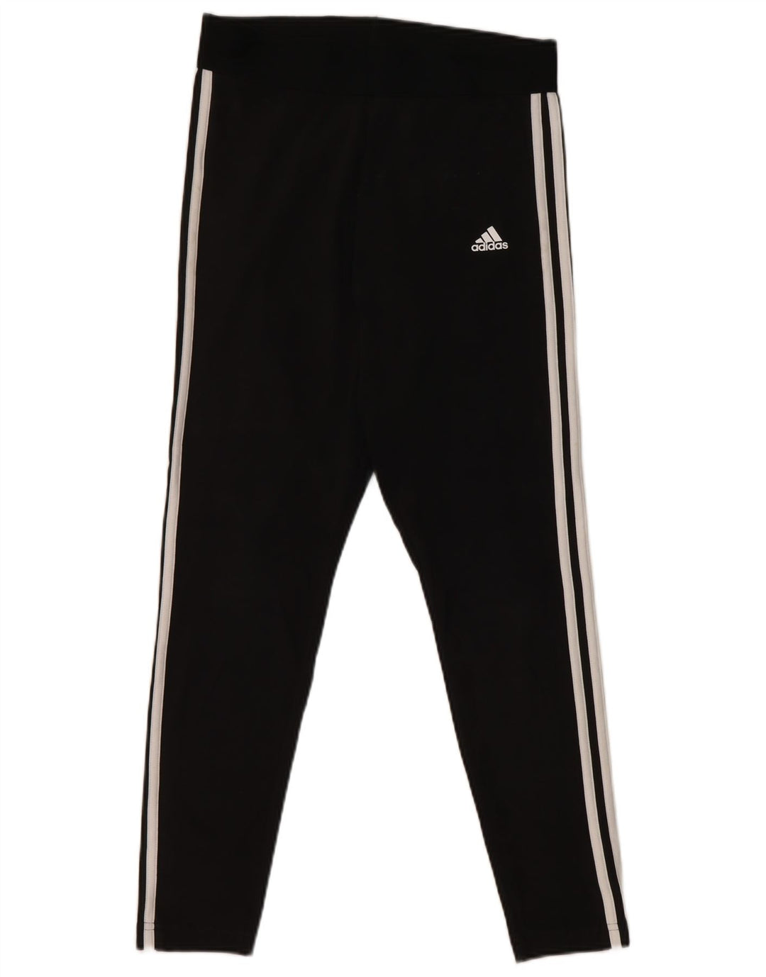 Adidas Damen Leggings UK 12/14 Mittelschwarze Baumwolle