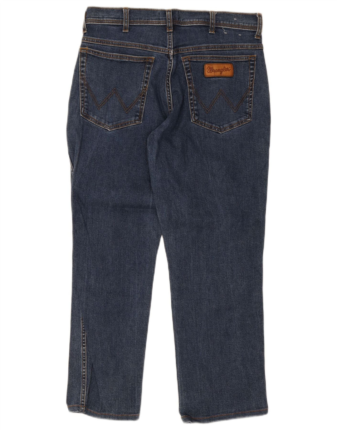 Wrangler Herren Texas Straight Jeans W34 L27 Blaue Baumwolle