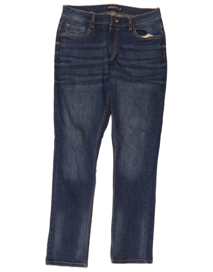 Farah Herren Straight Jeans W30 L32 Marineblaue Baumwolle