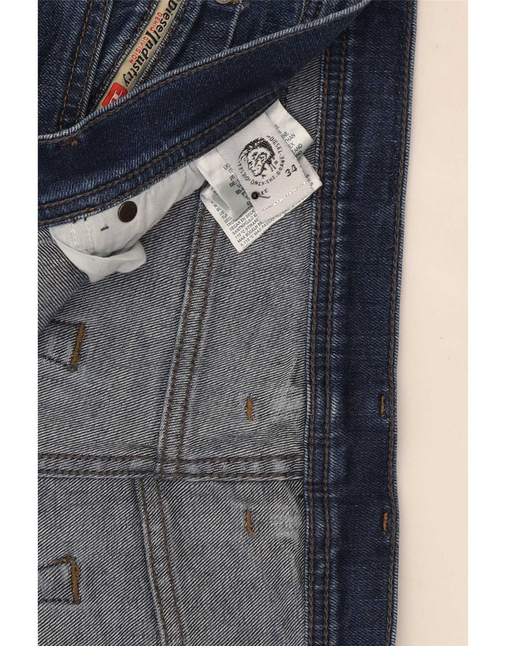 Diesel Herren Slim Jeans W34 L31 Marineblaue Baumwolle