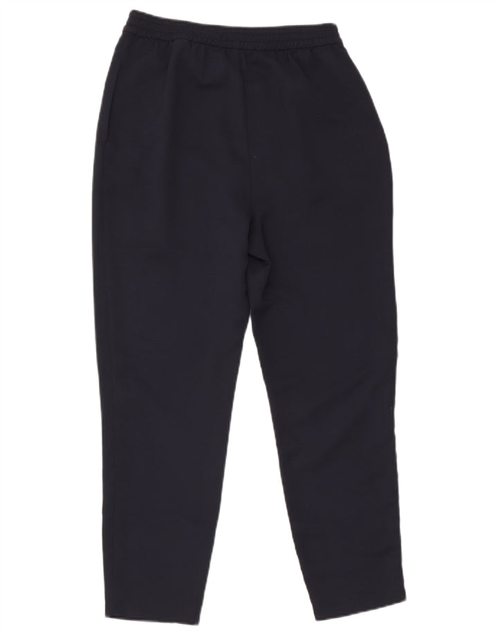 Zara Damen Trainingshose UK 6 XS Marineblau Polyester
